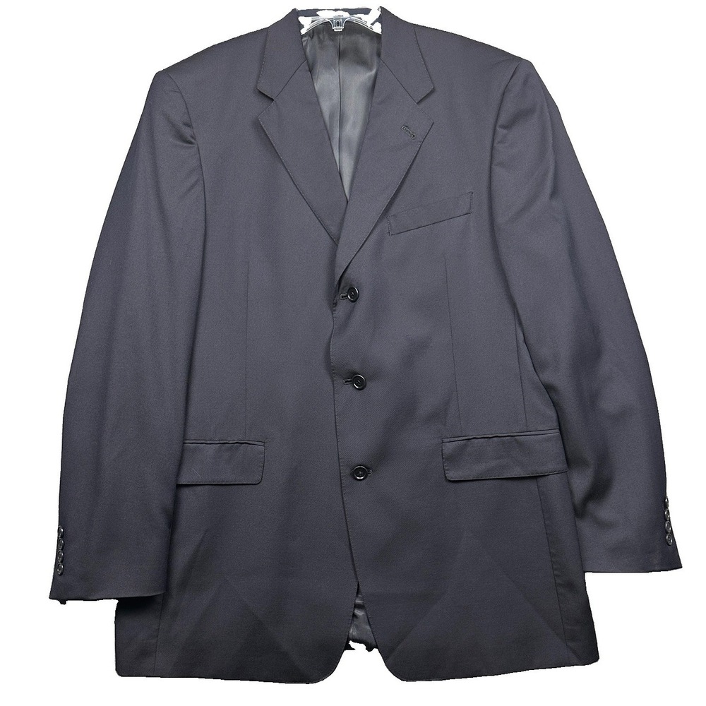 Daniel Cremieux Blazer Jacket Men's Size 42L Italy Loro Piana Wool USA Made READ